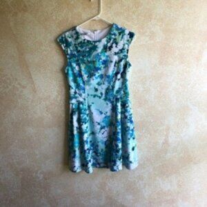 Maggy London Floral Sleeveless Dress Size 4